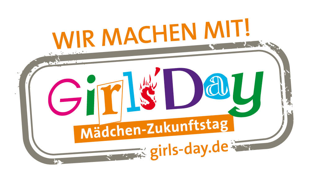 Girls'Day-Banner: Wir machen mit!  